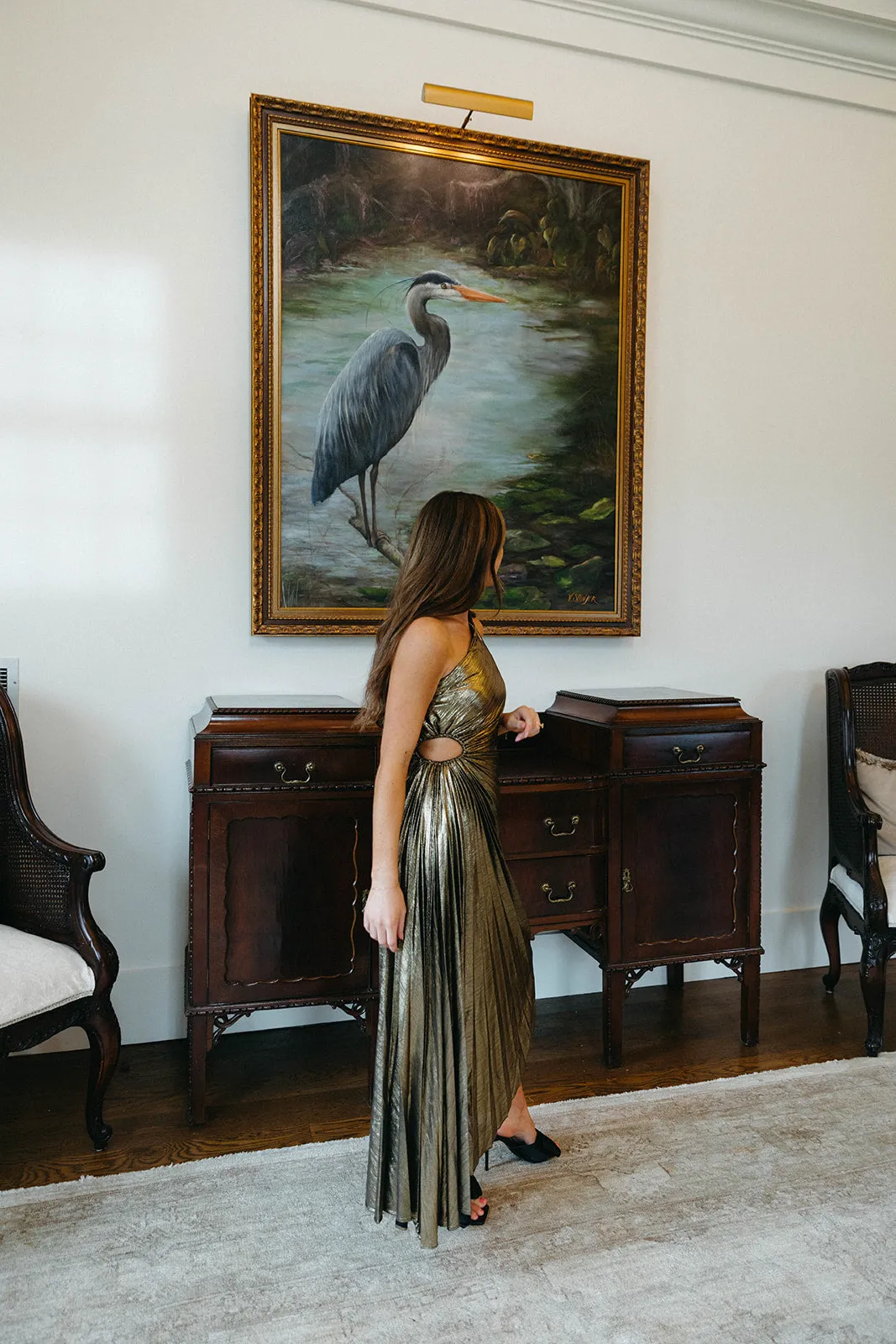 Shining & Chic Dress - Bronze