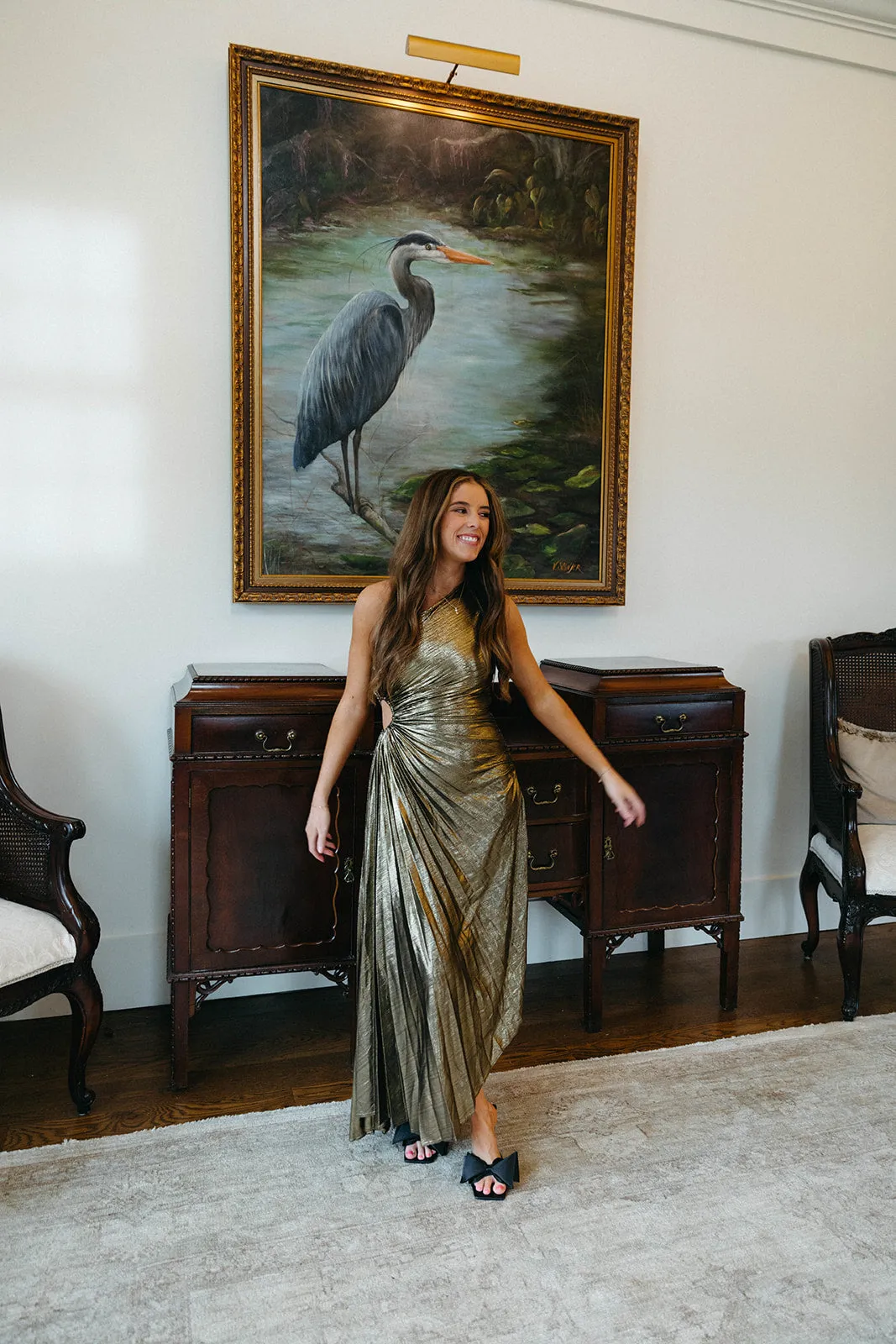 Shining & Chic Dress - Bronze