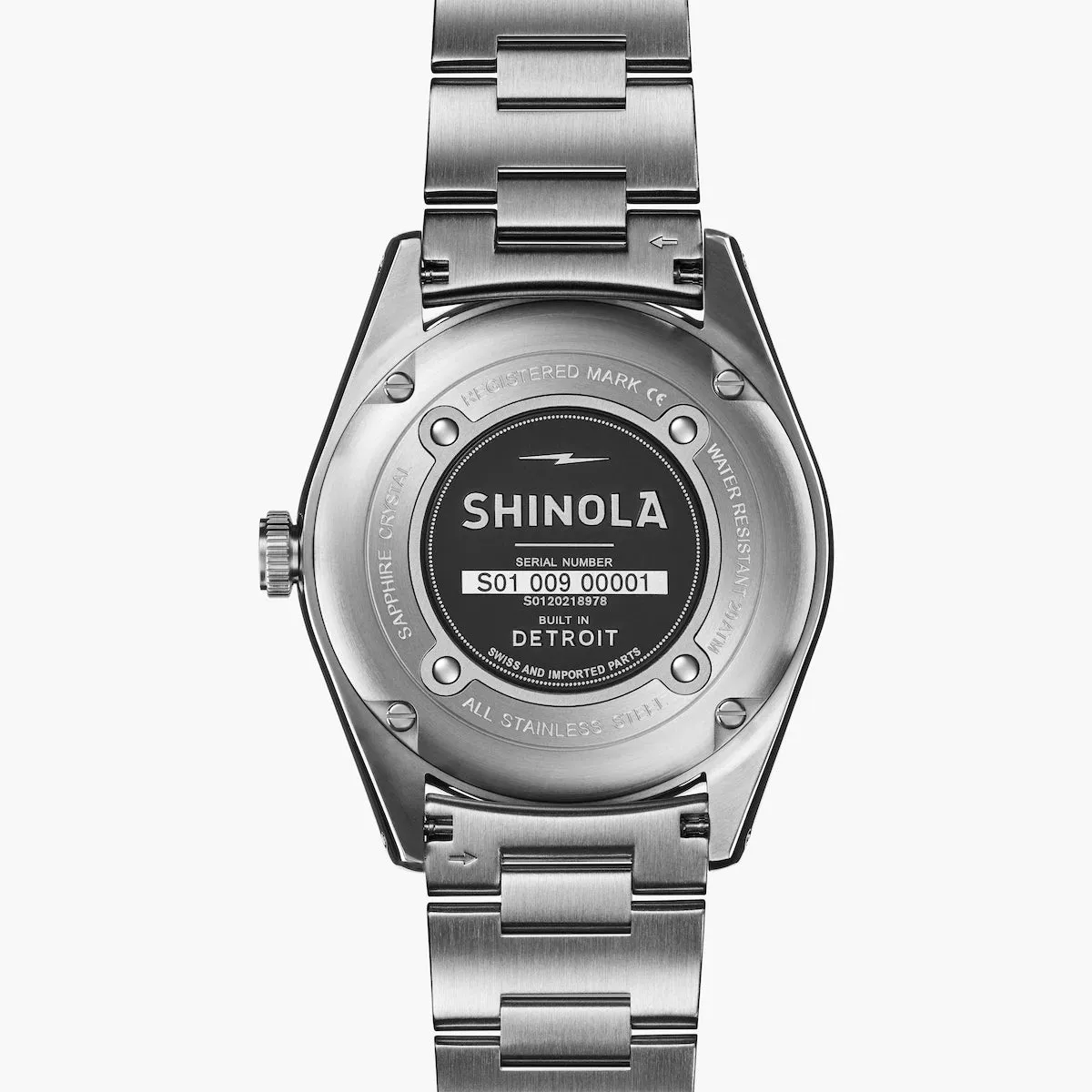 Shinola, The Duck 42mm Blue Dial SS Bracelet