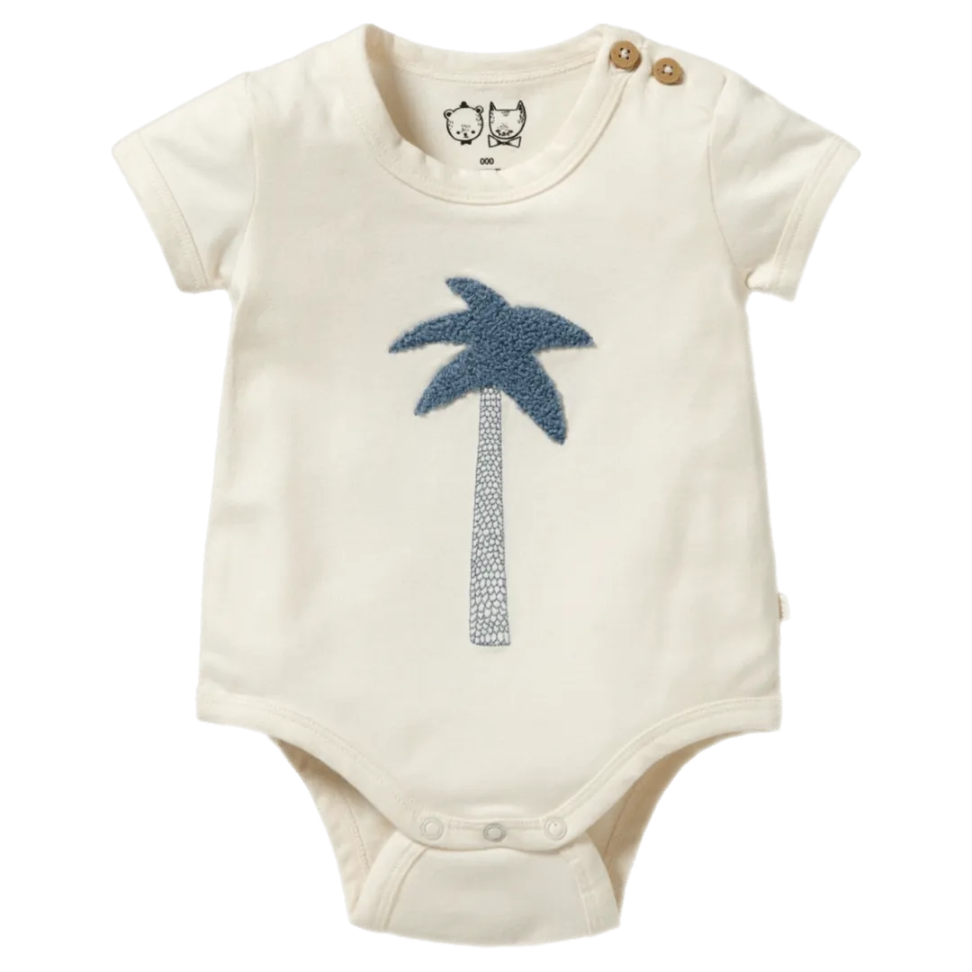Short Sleeve Bodysuit - Palm