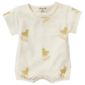 Short Sleeve Growsuit - Quack Quack
