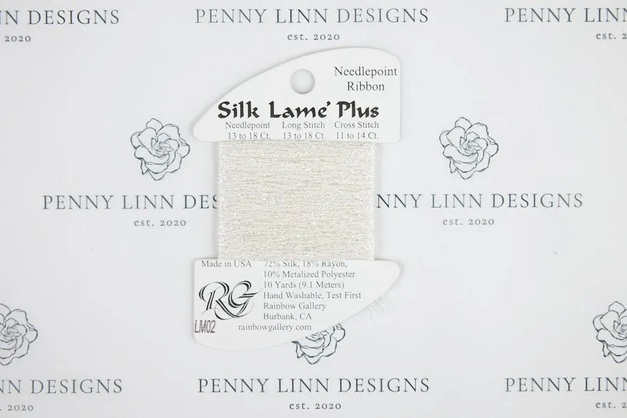 Silk Lamé Plus LM02 White