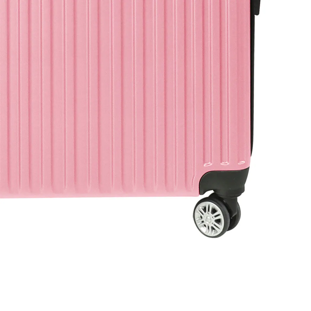 Slimbridge 20" Carry On Luggage Suitcase Rose Gold 20 inch
