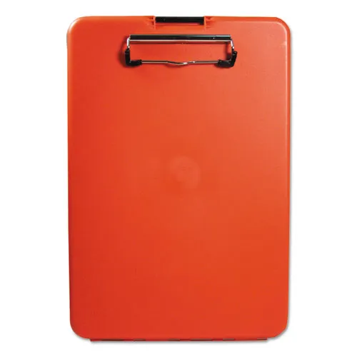 Slimmate Storage Clipboard, 0.5" Clip Capacity, Holds 8.5 X 11 Sheets, Red