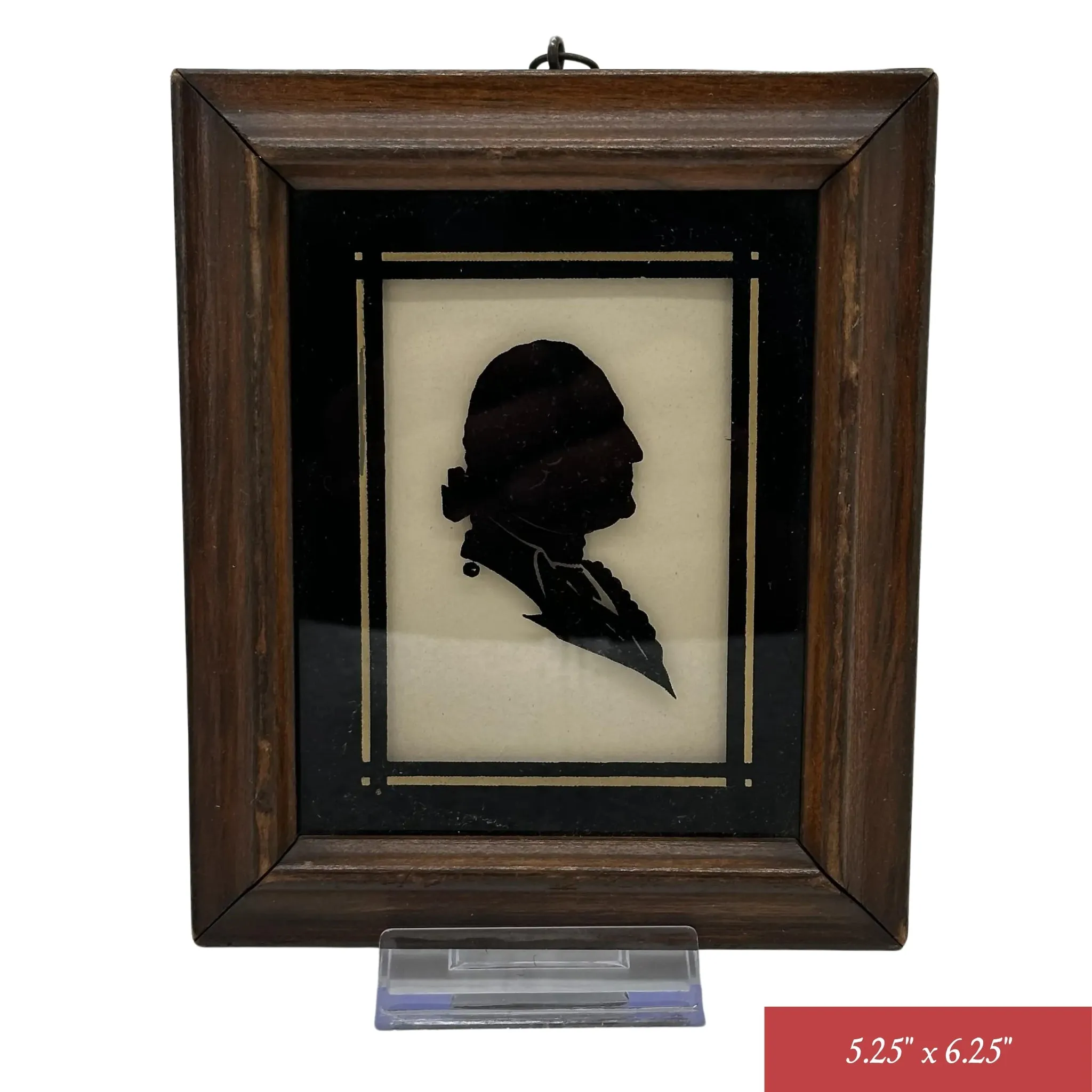 Small, framed George Washington silhouettes