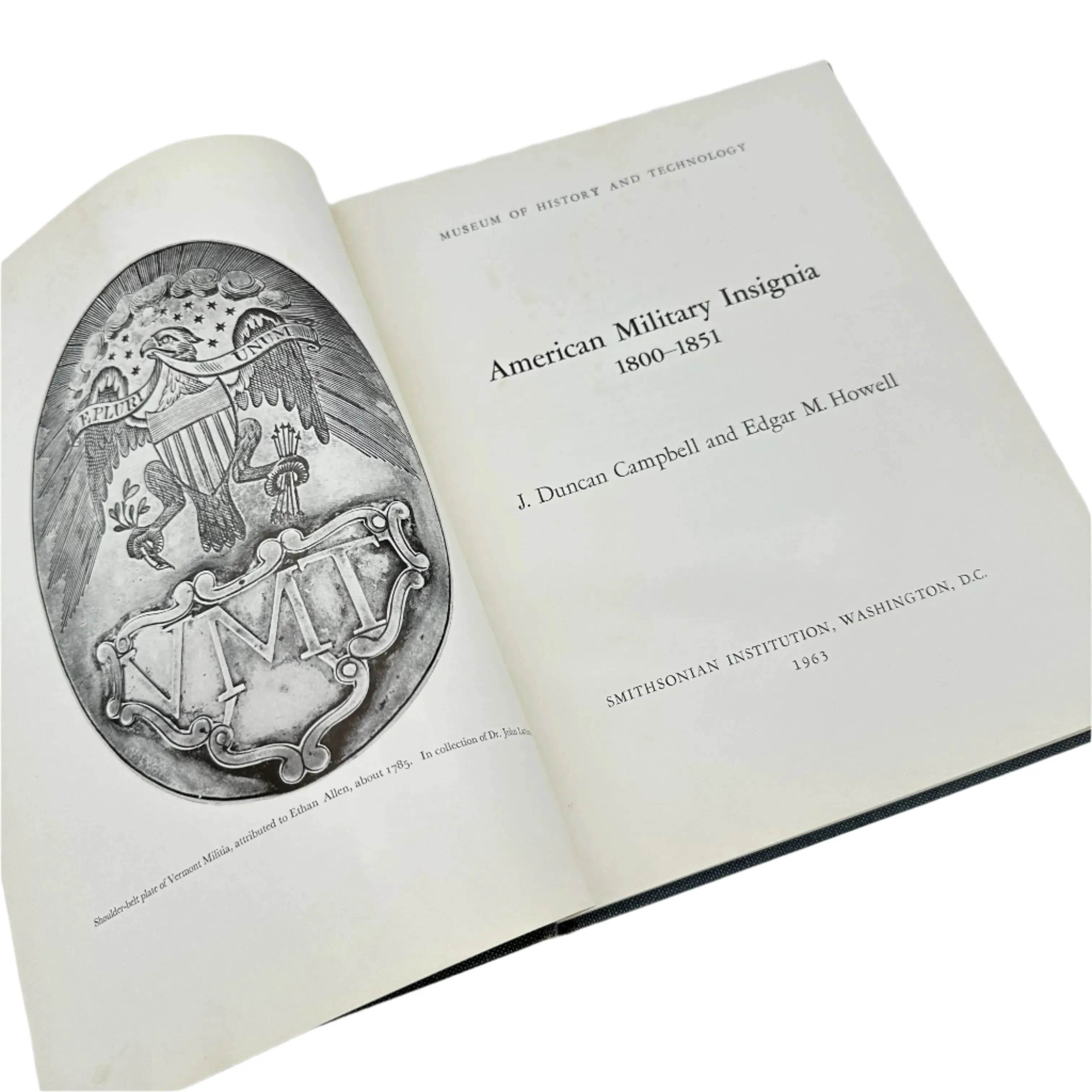 Smithsonian Institution's "American Military Insignia 1800-1851" by Edgar M. Howell and J. Duncan Campbell