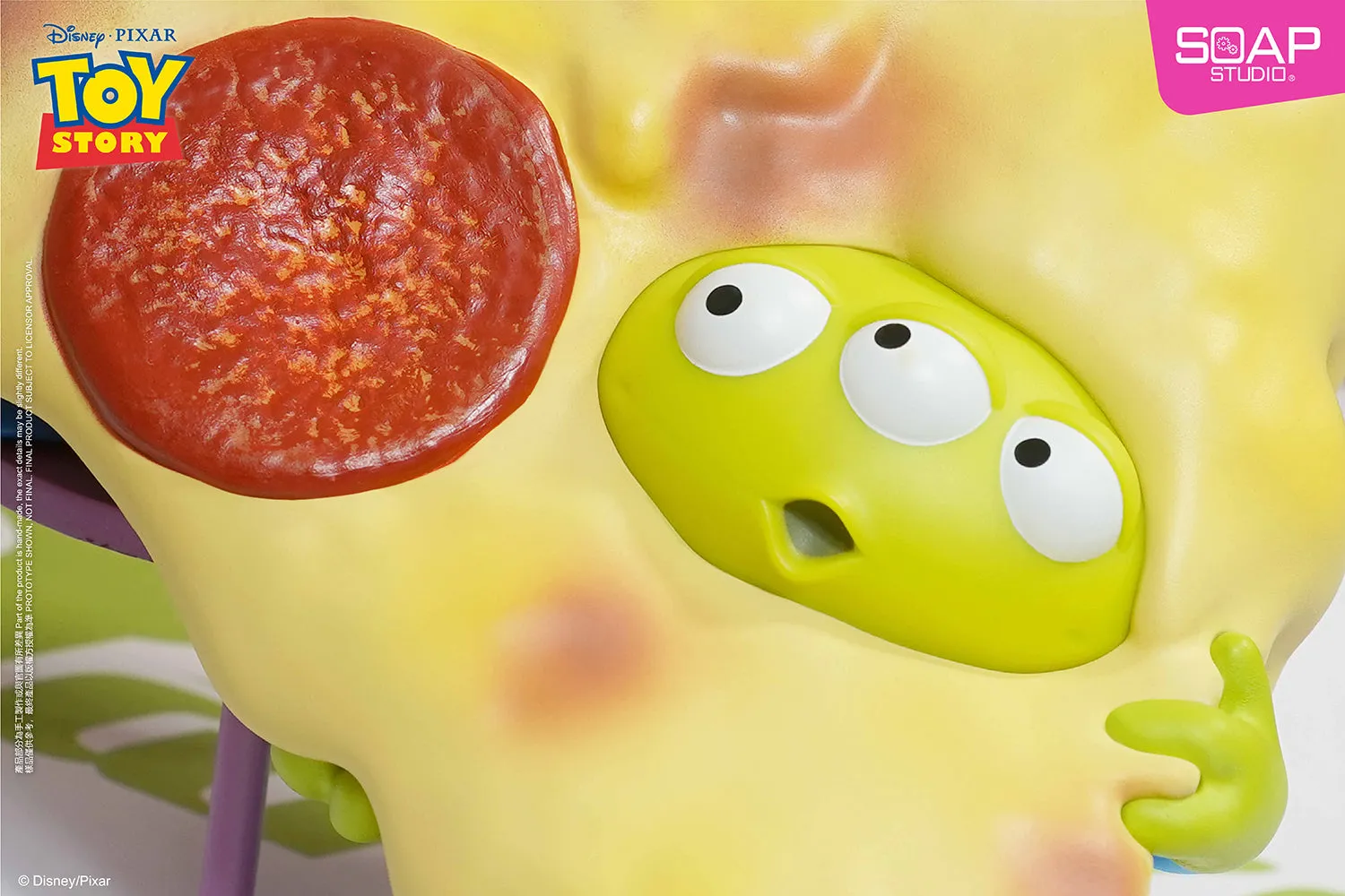 Soap Studio PX022 Pixar Aliens Pizza Day Figure