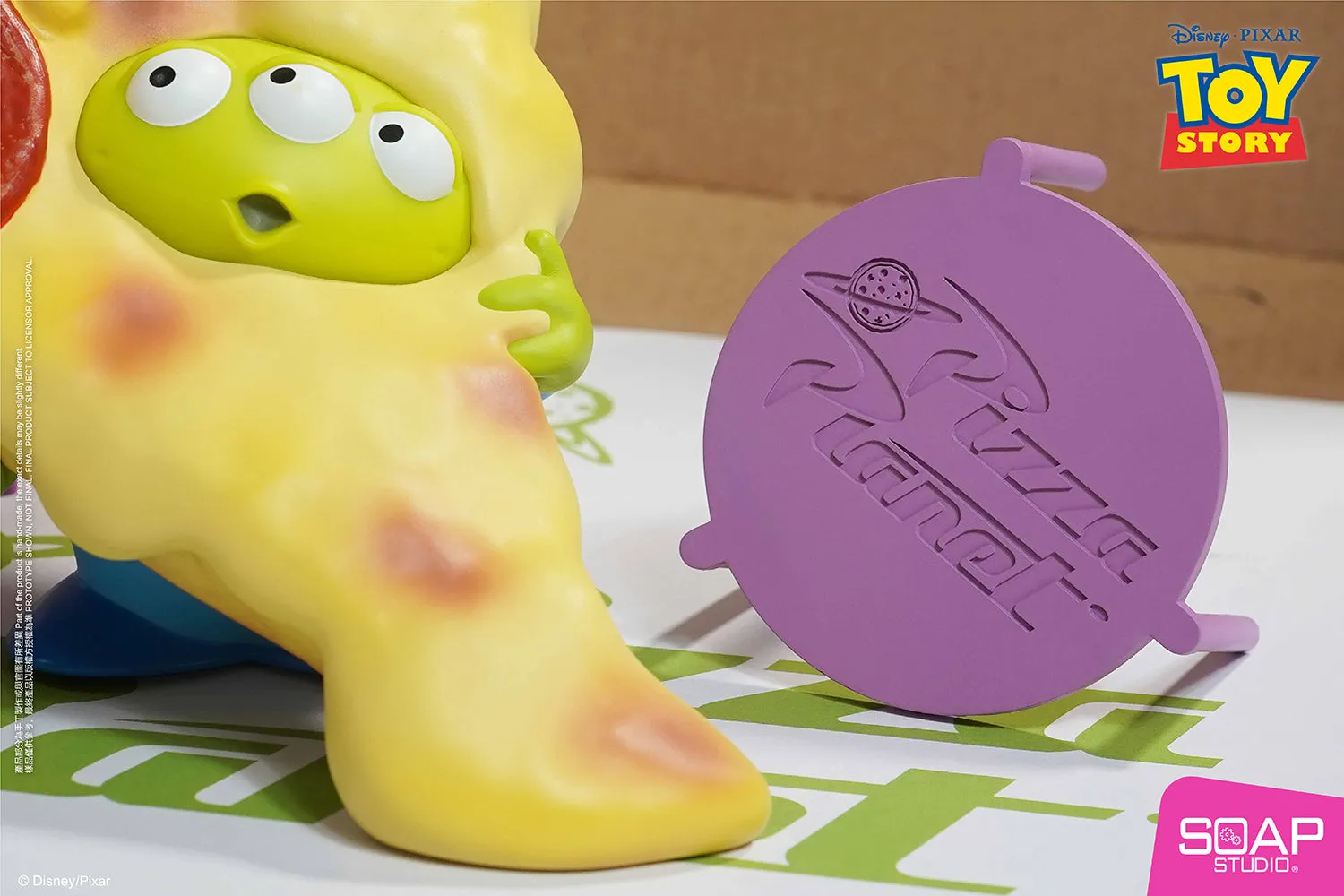 Soap Studio PX022 Pixar Aliens Pizza Day Figure