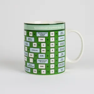 Spreadsheet Shortcut Mug