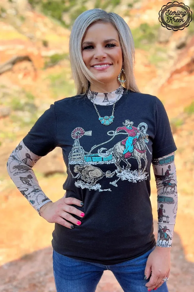 Sterling Kreek God's Country Mesh Top