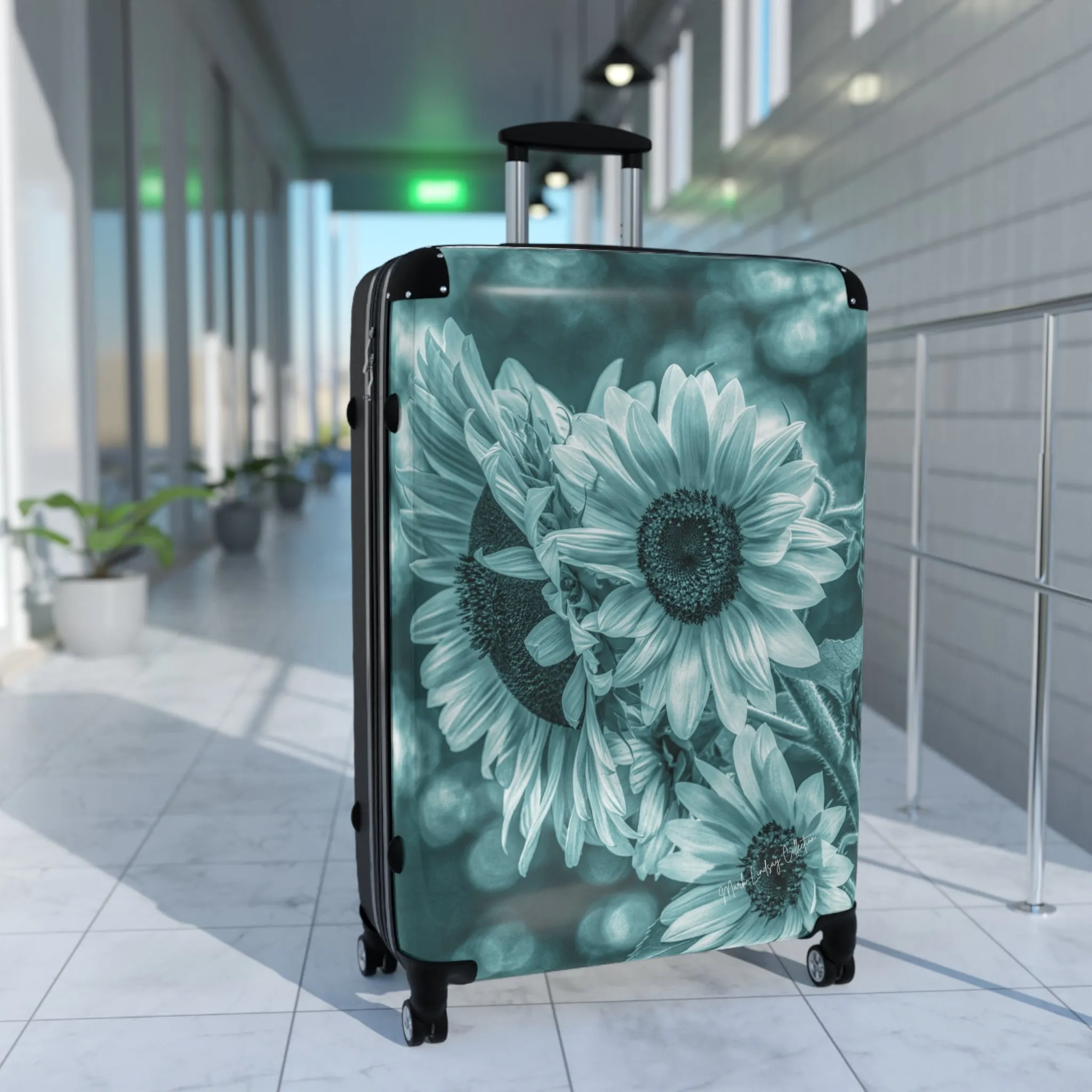 Sunflower Dreamy Tundra Custom Art Luggage