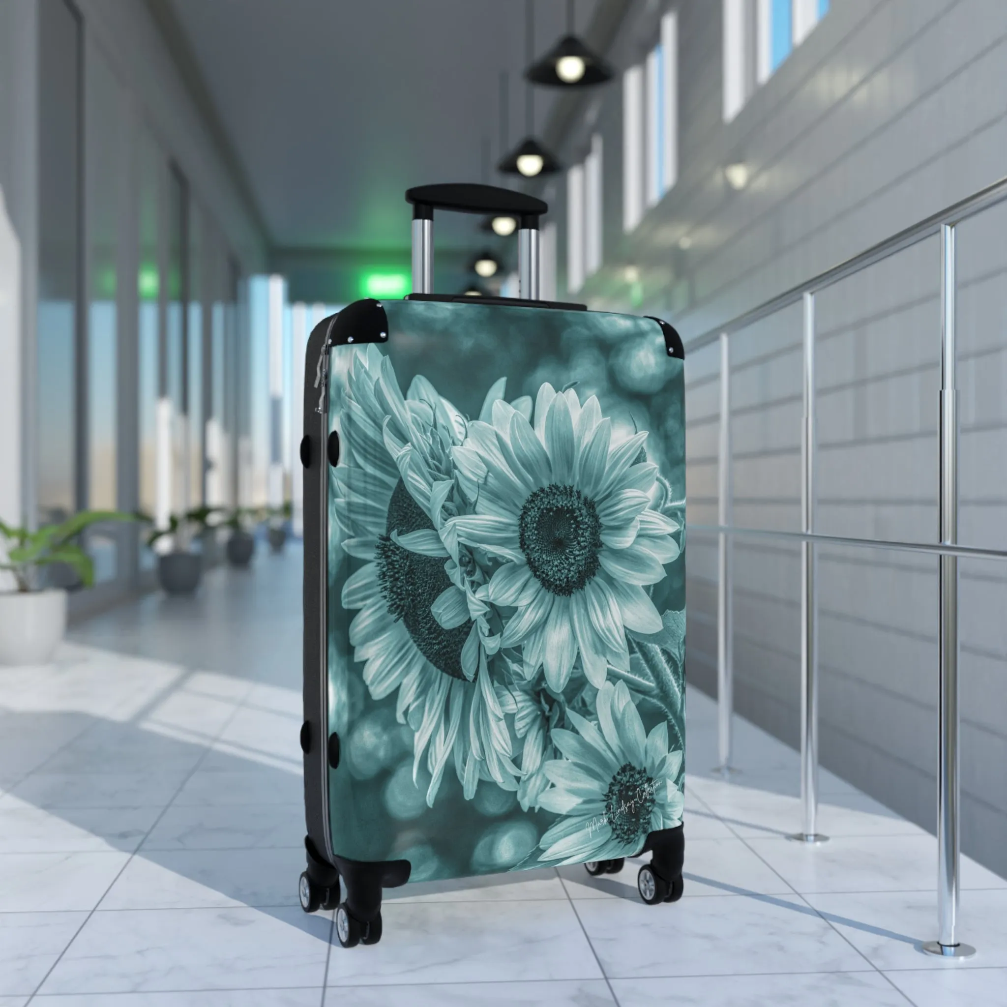 Sunflower Dreamy Tundra Custom Art Luggage