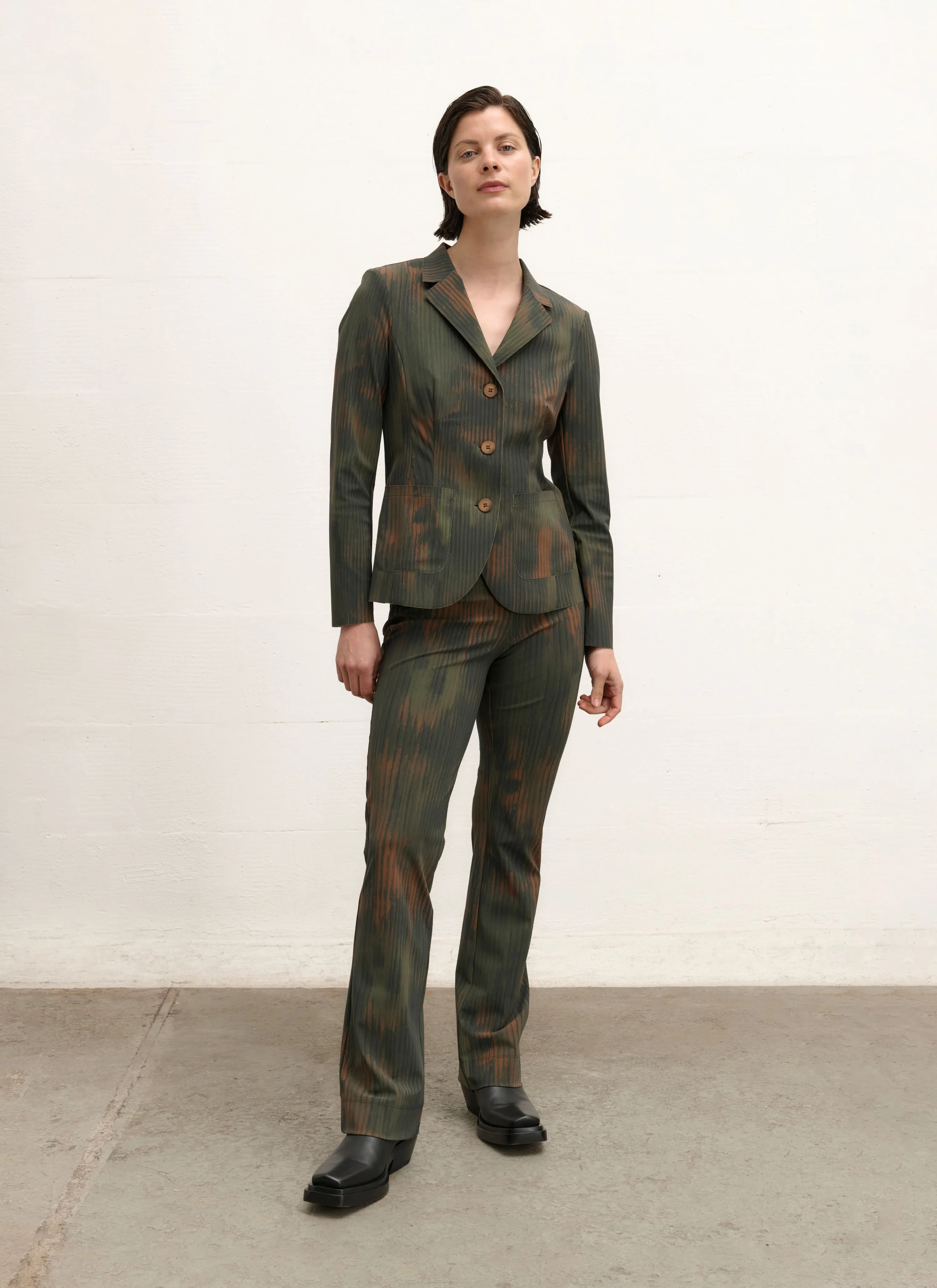 Tailored blazer | Heavy travel soft print | Yuuka | Autumn Shades