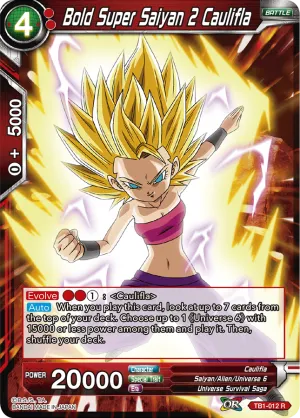 TB1-012 Bold Super Saiyan 2 Caulifla