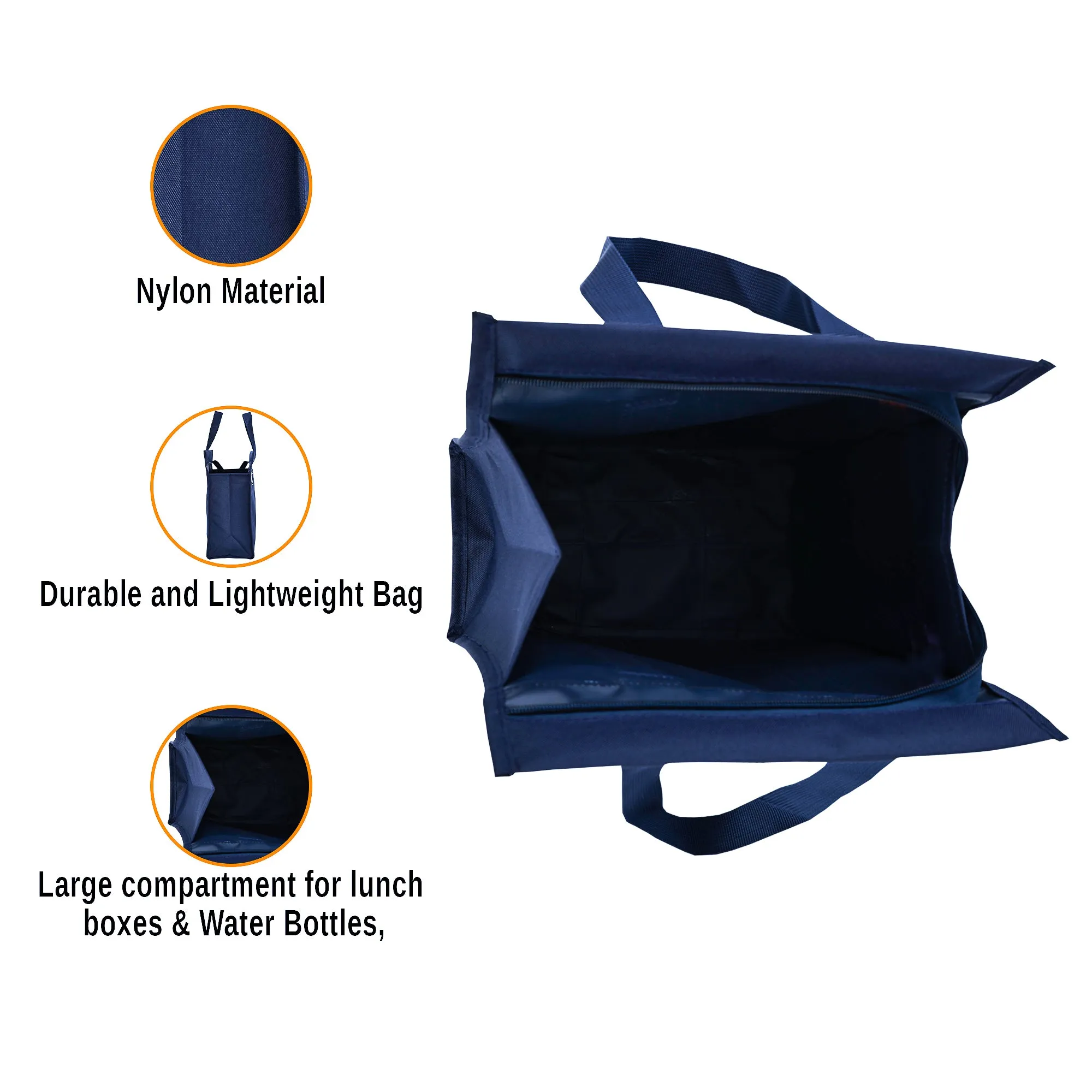 Thaili No.6 Tiffin Bag 16in x 13in x 6in TB-405 -  Railway Running Staff - Extra Large