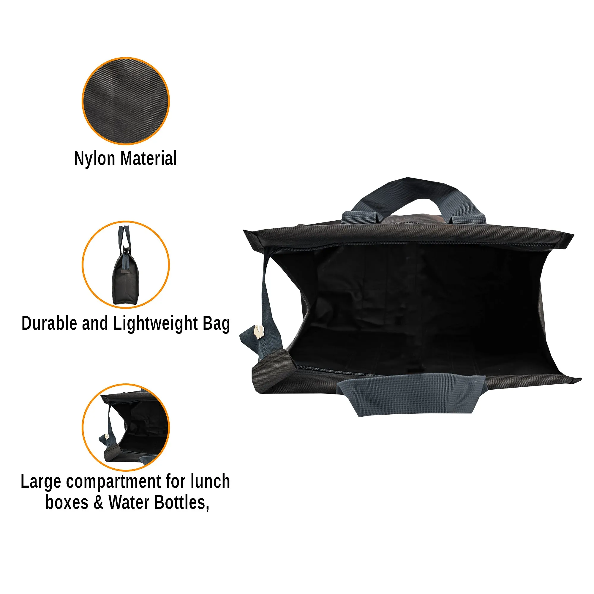Thaili No.6 Tiffin Bag 16in x 13in x 6in TB-405 -  Railway Running Staff - Extra Large