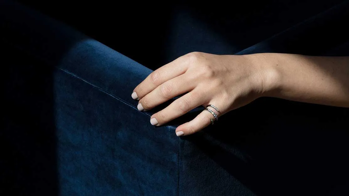 The Graduated Diamond Spiral Ring