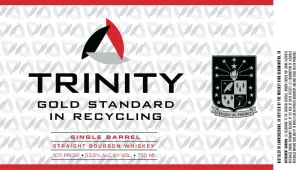 Trinity Single Barrel Straight Bourbon Whiskey 107 Proof