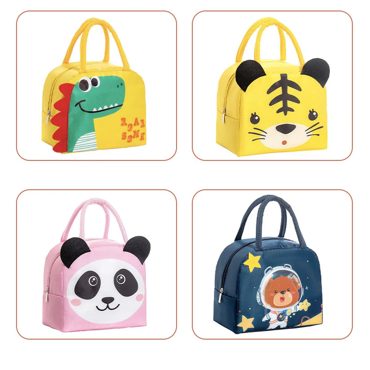 Unicorn Lunch Box Insulated Bag Soft Leakproof Lunch Bag for Kids Men Women, Durable Thermal Lunch Pail for School Work Office | Fit 6 Cans