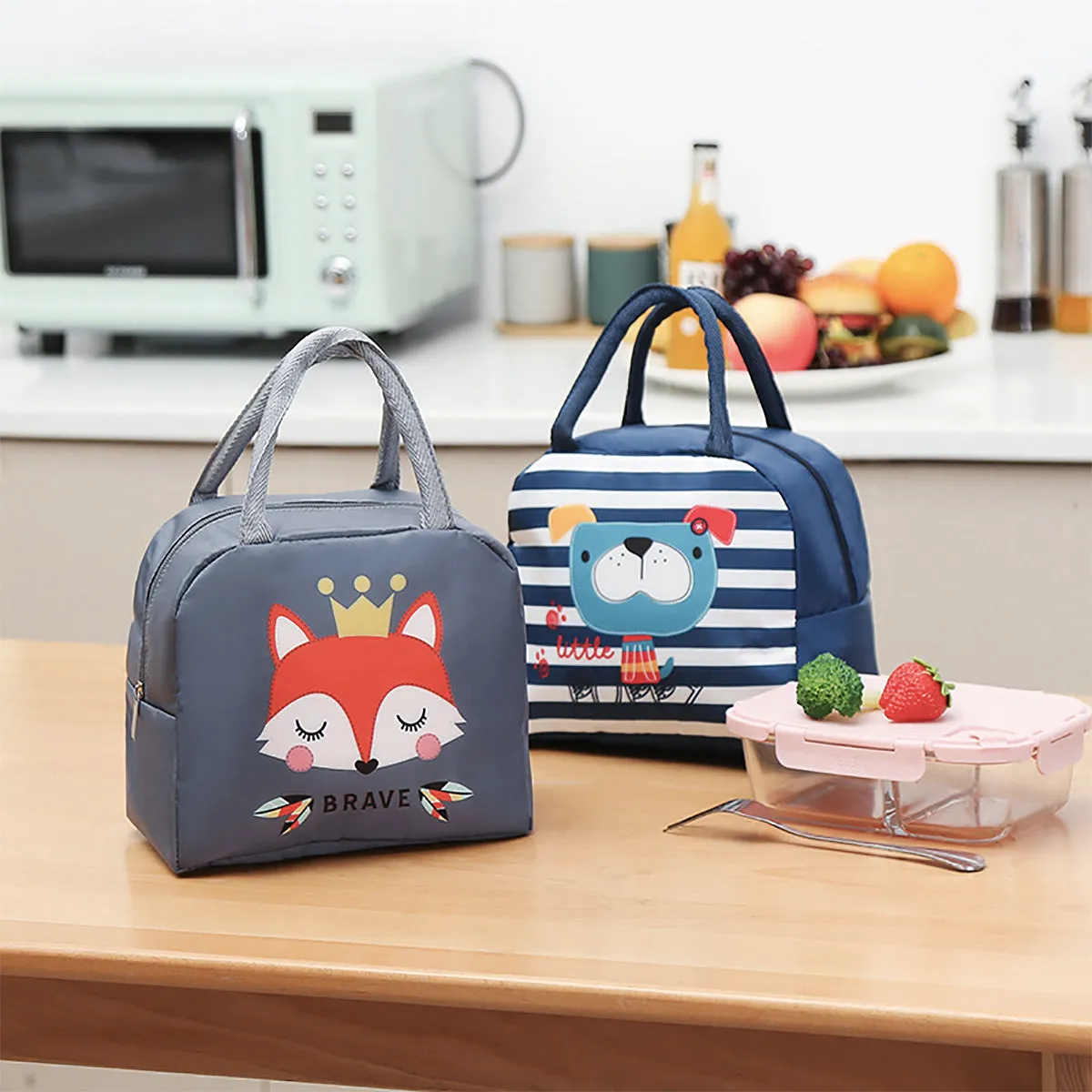 Unicorn Lunch Box Insulated Bag Soft Leakproof Lunch Bag for Kids Men Women, Durable Thermal Lunch Pail for School Work Office | Fit 6 Cans