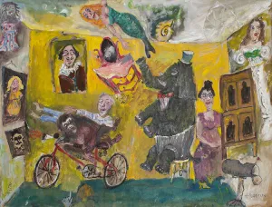 Untitled (Elephant in Top Hat)