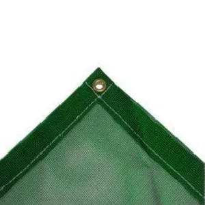 Vinyl Mesh Tarp - Green - 16' x 20'
