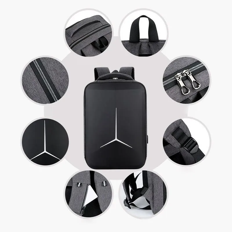 Water Resistant Backpack For Men Durable College School Computer Bag