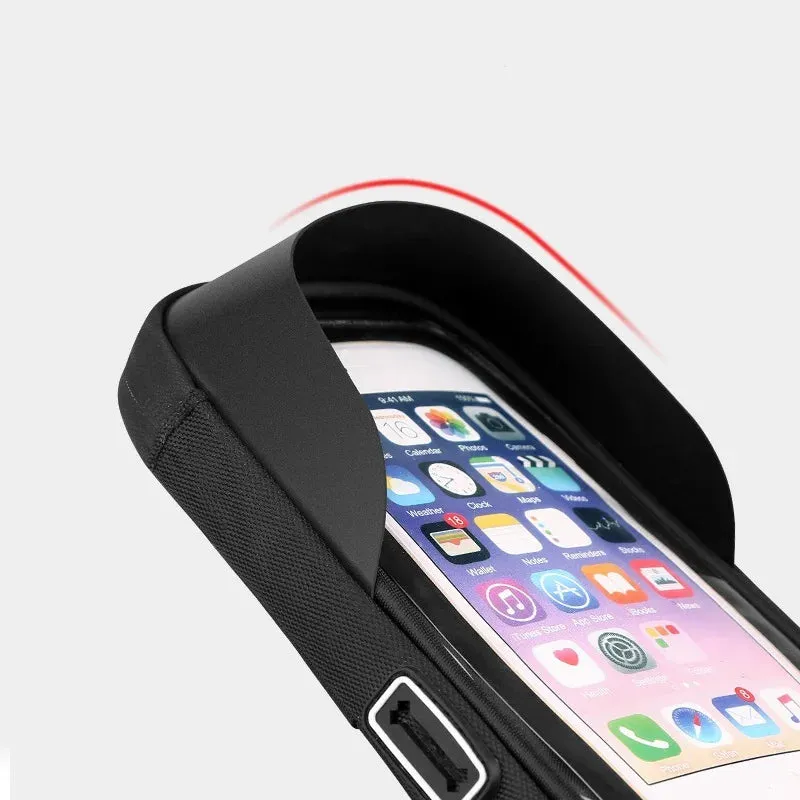 Waterproof Bike Phone Mount Case - Motorcycle Handlebar Holder Stand