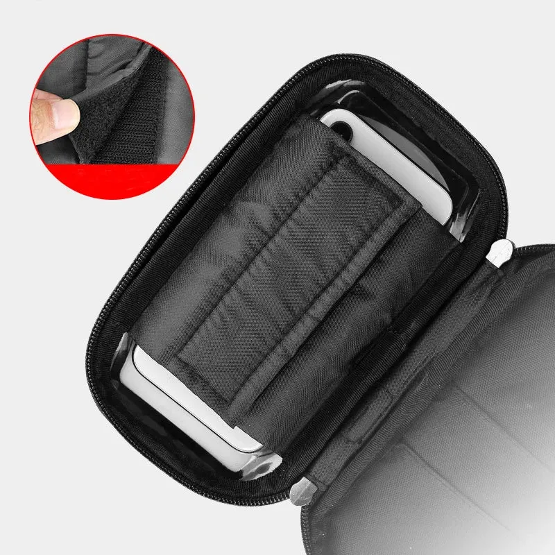 Waterproof Bike Phone Mount Case - Motorcycle Handlebar Holder Stand