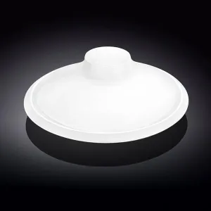 White Round Platter With Sauce Compartment 12" inch |