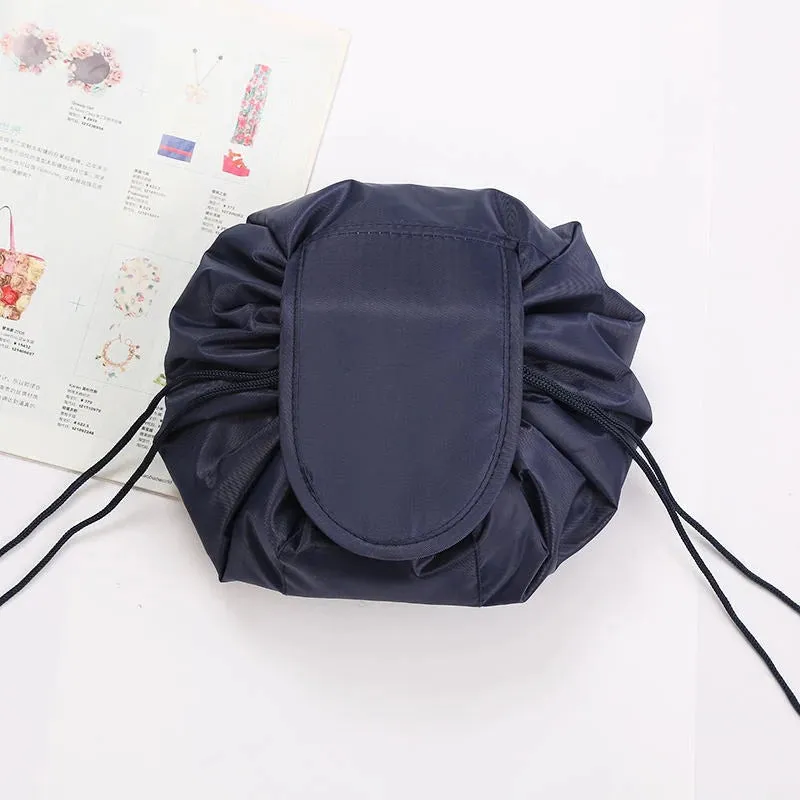 Women Drawstring Cosmetic Bag Travel Makeup Organizer Pouch