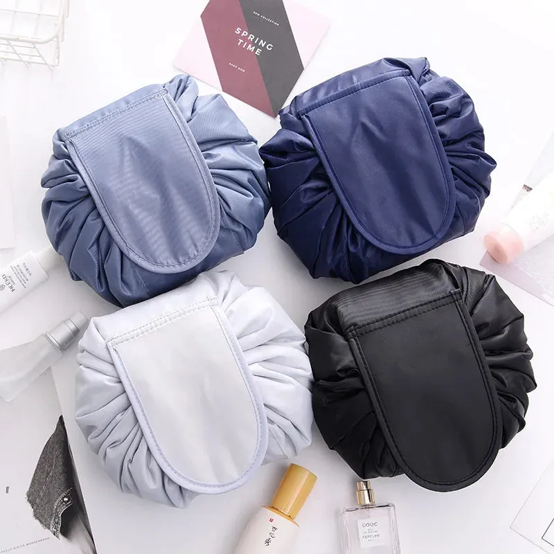 Women Drawstring Cosmetic Bag Travel Makeup Organizer Pouch