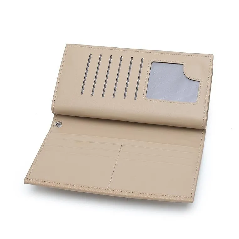 Women's Bi Fold Long Wallet / Long Purse -SLP 60