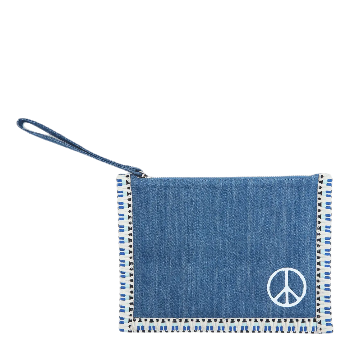 X Rth Peace Jeans Wallet Blue
