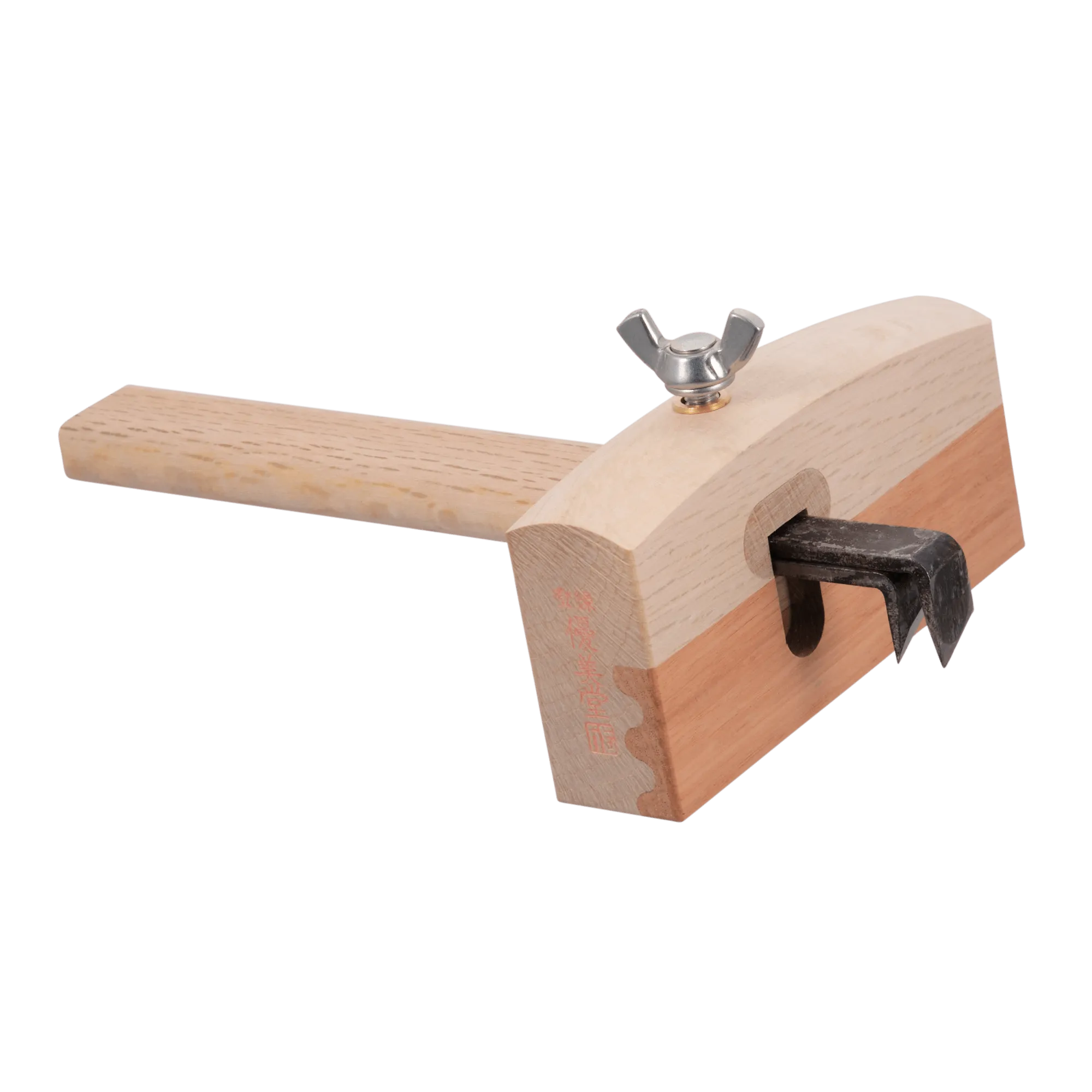 Youbidoh Mortice Gauge - Large with Red Oak Face